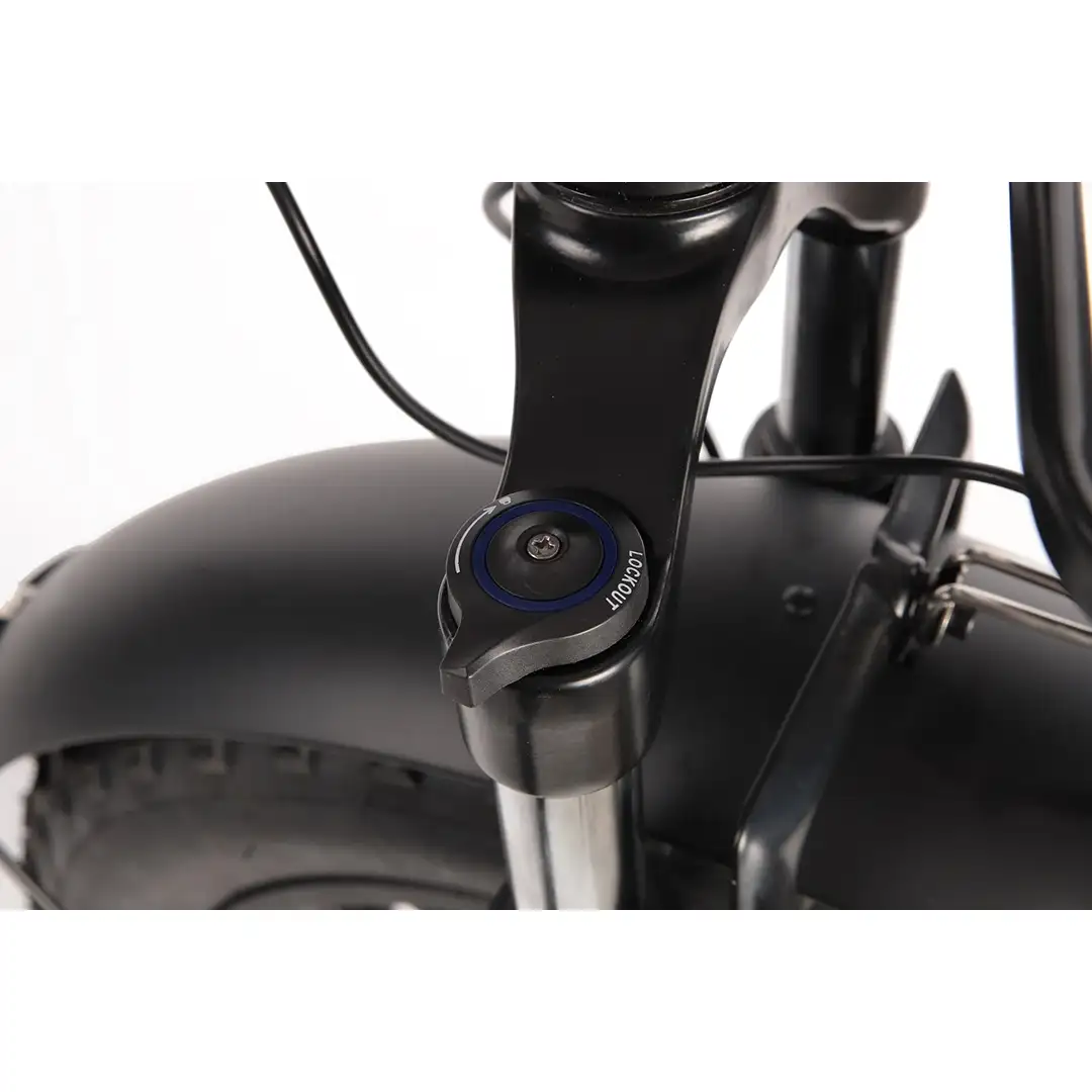 ALBA FOLD F PREMIUM 20 ELEKTRİKLİ FAT BİSİKLET HD FREN ZIRHLI LASTİK AMBER - Görsel 10